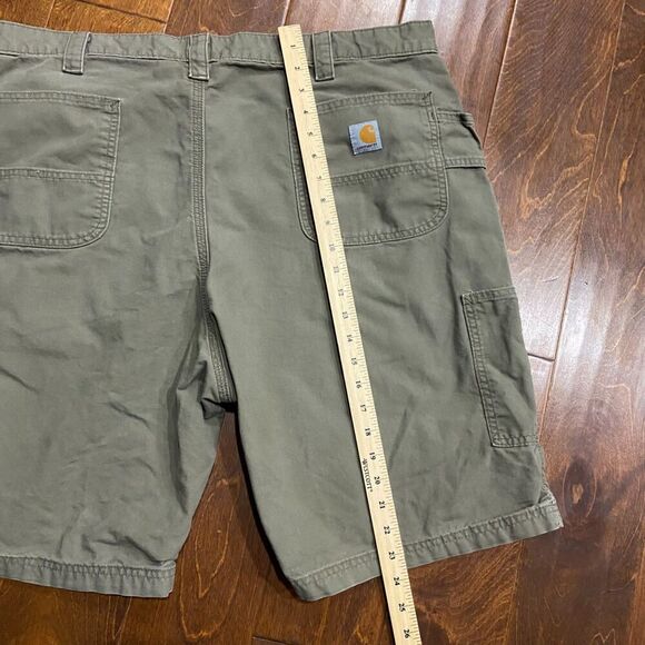 Carhartt Carpenter Khaki Tan Cotton Utility Shorts Cotton Men's Size 42 - Picture 7 of 7